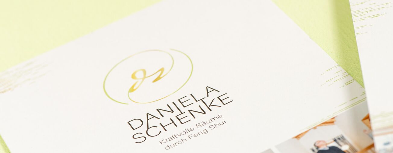 Entwicklung eines Markenzeichens und eines einheitliches Erscheinungsbild für Daniela Schenke in Kempten Allgäu