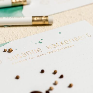 Erstellung einer Personenmarke mit Signet, Schriftzug und Slogan - Susanne Hackenberg