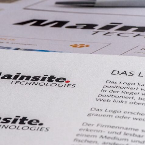 Logogestaltung für deutsches Industrie Unternehmen Mainsite TECHNOLOGIES in Obernburg am Main