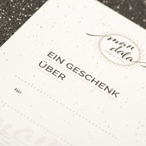 3 Varianten der Geschenk-Gutscheine - Mandala Café & Yoga in Oberstdorf