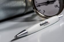 hochwertiger Kugelschreiber als Werbegeschenk für deutsches Industrie Unternehmen Mainsite TECHNOLOGIES in Obernburg am Main