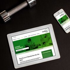 Das Webseitenportal Gesundheitsrondell sichtbar auf mobilen Endgeräten